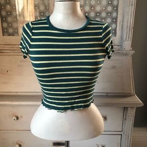 Wild Fable Striped crop top. Size XS